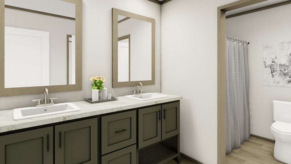 Clayton Snowcap Jack and jill bathroom