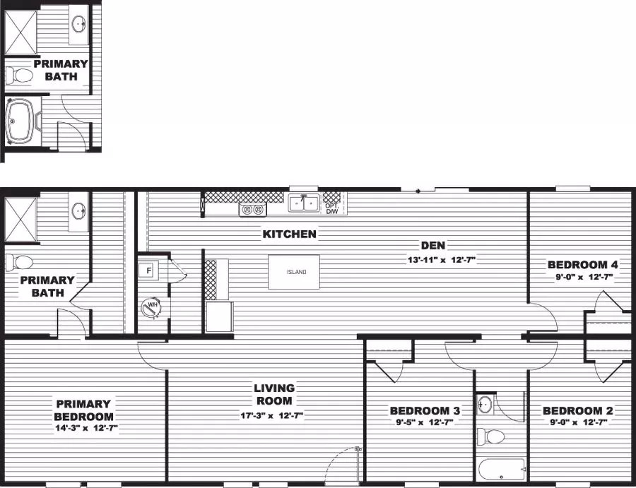 Oak Floor Plan