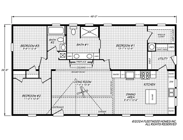 Pegasus 28483H Floorplan