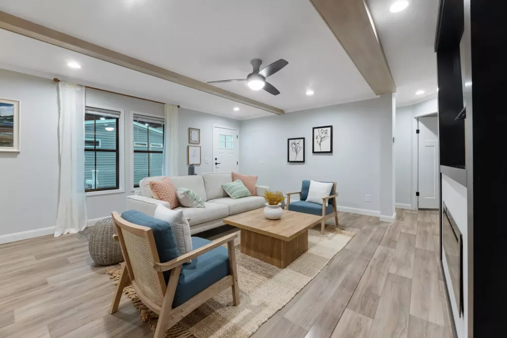 Pegasus living room to front door