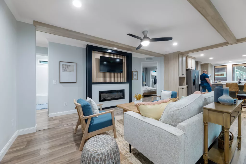 Pegasus living room to kitchen