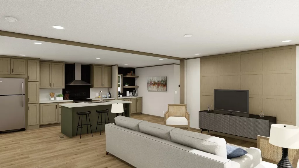 Living Room- Kitchen