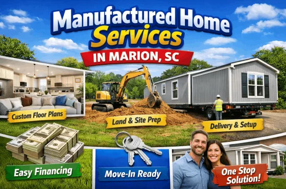 Manufactured Home Services in Marion, SC – From Floor Plans to Move-In