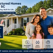 Family enjoying manufactured home lifestyle in Marion SC