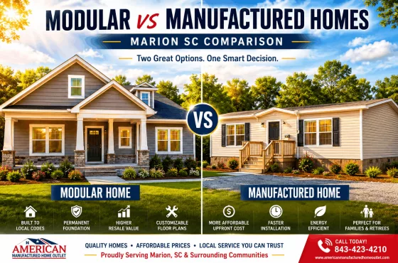 Modular vs Manufactured Homes Marion SC: Which One Is the Better Investment?